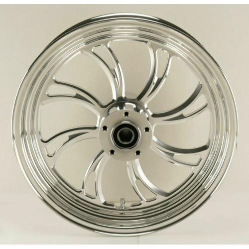 PartzBiz HD: 3457151-Ultima Vortex เหล็กแท่งอะลูมิเนียมขัดเงา 16‚ X 3.5‚” ขอบล้อหลัง Harley Custom
