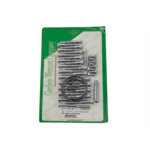 PartzBiz HD: 3449084-การ์ดเนอร์ Westcott Cam Primary Dress Up Bolt Screw Kit Harley Sportster EVO 5 Spd.