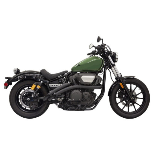 PartzBiz HD: 3442978-ท่อระบบท่อไอเสีย Bassani Black Radius Street Sweeper 2013-2017 Yamaha Bolt PartzBiz HD: 3442978-ท่อระบบท่อไอเสีย Bassani Black Radius Street Sweeper 2013-2017 Yamaha Bolt