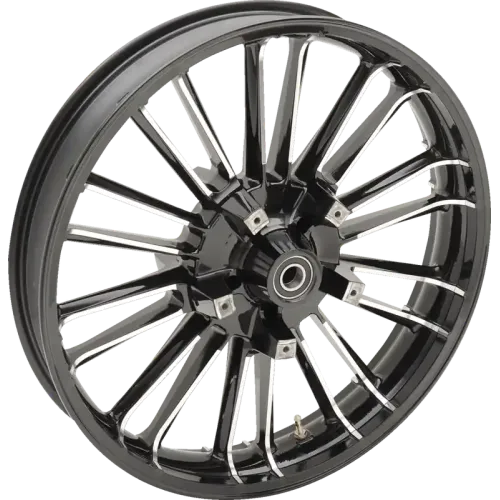 PartzBiz HD: 3448883-Coastal Moto Black Cut Atlantic Precision 21x3.5 Wheel Rim 2008+ Harley Touring