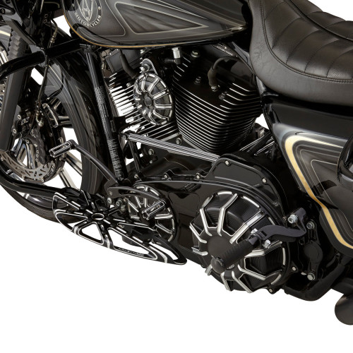 PartzBiz HD: 3486113-Arlen Ness 10 Gauge Heel Toe Shifter Lever สีดำ +1‚” Harley Touring Softail 97+ PartzBiz HD: 3486113-Arlen Ness 10 Gauge Heel Toe Shifter Lever สีดำ +1‚” Harley Touring Softail 97+