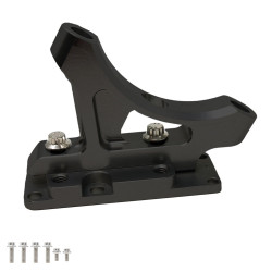 PartzBiz HD 49HDBM-2 - Alloy Art OEM Caliper Mounts Ambidextrous Black Anodized Harley Softail Touring