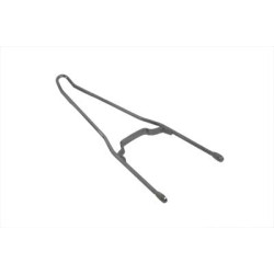PartzBiz HD 50-0851 - Chrome Round 33” Tall Sissy Bar Harley Chopper Bobber Rigid 6” Rear Flat Fender