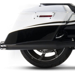 PartzBiz HD 500-0107-MERGE - Rinehart Black Merge 4” Slip-On Mufflers Exhaust 2017-2019 Harley Touring Bagger PartzBiz HD 500-0107-MERGE - Rinehart Black Merge 4” Slip-On Mufflers Exhaust 2017-2019 Harley Touring Bagger