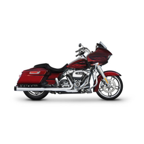 PartzBiz HD: 3474895-Rinehart Racing 4” DBX40 Chrome Tip Exhaust Mufflers Slip On Harley Touring 95+