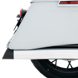 PartzBiz HD 500-0185 - Rinehart Chrome DBX45 4.5” Slip On Mufflers Exhaust Pipes 2017+ Harley Touring PartzBiz HD 500-0185 - Rinehart Chrome DBX45 4.5” Slip On Mufflers Exhaust Pipes 2017+ Harley Touring