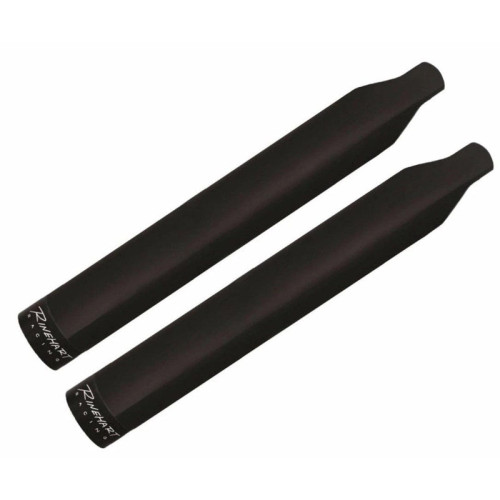PartzBiz HD: 3453003-Rinehart 4” Black Slip-On Muffler Exhaust Pipes Indian Cruiser Black 14+ Touring
