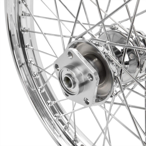 PartzBiz HD: 3459904-Chrome 21x2.15 40 Spoke ล้อหน้า DD Harley Big Twin FL 1973-1984 PartzBiz HD: 3459904-Chrome 21x2.15 40 Spoke ล้อหน้า DD Harley Big Twin FL 1973-1984