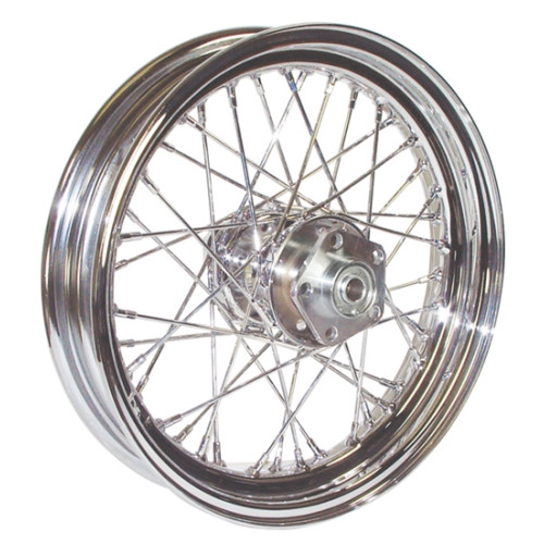 PartzBiz HD: 3454055-Chrome 16 X 3 40 Spoke ล้อหลัง Dual Flange Harley Shovelhead Big Twin XL PartzBiz HD: 3454055-Chrome 16 X 3 40 Spoke ล้อหลัง Dual Flange Harley Shovelhead Big Twin XL