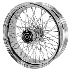 PartzBiz HD 51659 - Chrome 18‚ X 5.5‚” ขอบล้อหลัง 60 ก้าน Harley Custom 200mm Chopper Bobber