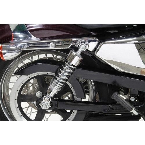 PartzBiz HD: 3446906-Chrome 10.5” Slammer Lowering Rear Shocks Harley 2006-2020 Sportster 883 1200 XL PartzBiz HD: 3446906-Chrome 10.5” Slammer Lowering Rear Shocks Harley 2006-2020 Sportster 883 1200 XL