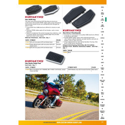 PartzBiz HD 5901 - Kuryakyn Hex Driver Floorboards Foot Peg Black Harley 83+ Touring Softail Dyna PartzBiz HD 5901 - Kuryakyn Hex Driver Floorboards Foot Peg Black Harley 83+ Touring Softail Dyna