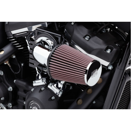 PartzBiz HD: 3449029-Cobra Chrome Cone Air Intake Cleaner ข้อศอก 90 องศา Harley Softail Dyna 00-17 PartzBiz HD: 3449029-Cobra Chrome Cone Air Intake Cleaner ข้อศอก 90 องศา Harley Softail Dyna 00-17
