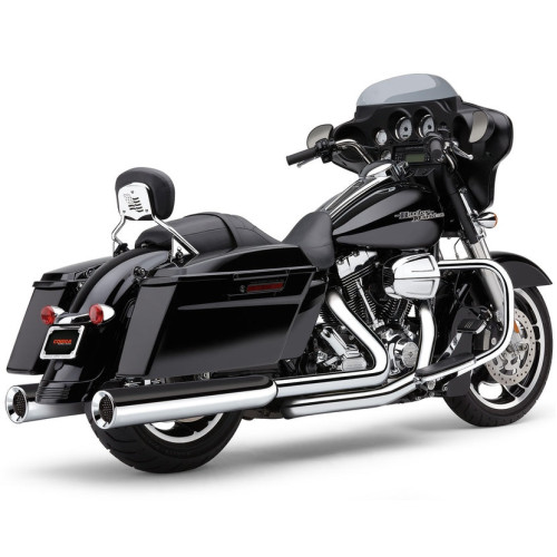 PartzBiz HD: 3446695-Cobra Chrome Power Flo 4.5‚” Mega Slip On Mufflers Exhaust Pipes Harley Touring PartzBiz HD: 3446695-Cobra Chrome Power Flo 4.5‚” Mega Slip On Mufflers Exhaust Pipes Harley Touring