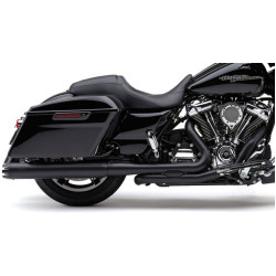 PartzBiz HD 6255 - Chrome Cobra ProChamber Dual Headpipes Headers Exhaust Pipes 17+ Harley Touring