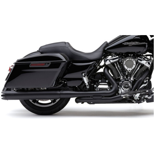 PartzBiz HD: 3449080-Cobra Chrome Pro-Chamber Dual Headers Exhaust Pipes Harley Touring Bagger 17-20