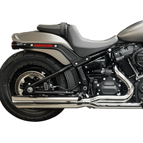 PartzBiz HD: 3449645-D&D 2:1 Chrome Fat Cat Straight Back Exhaust Pipe System Harley M8 Softail 2018+ PartzBiz HD: 3449645-D&D 2:1 Chrome Fat Cat Straight Back Exhaust Pipe System Harley M8 Softail 2018+