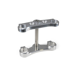 PartzBiz HD 641213 - Brock’s Performance Triple Tree Reversible Bottom 214mm 1.7” Offset Harley FXR