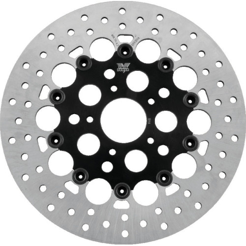 PartzBiz HD: 3449483-Holes Black Stainless Steel Floating Front 11.5 Disc Brake Rotor Harley Davidson PartzBiz HD: 3449483-Holes Black Stainless Steel Floating Front 11.5 Disc Brake Rotor Harley Davidson
