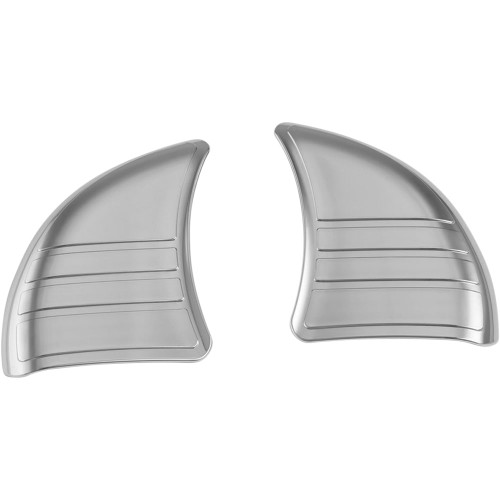 PartzBiz HD: 3451218-Kuryakyn Chrome Tri Line Inner Fairing Mirror Filler Covers Harley Touring 6978 PartzBiz HD: 3451218-Kuryakyn Chrome Tri Line Inner Fairing Mirror Filler Covers Harley Touring 6978