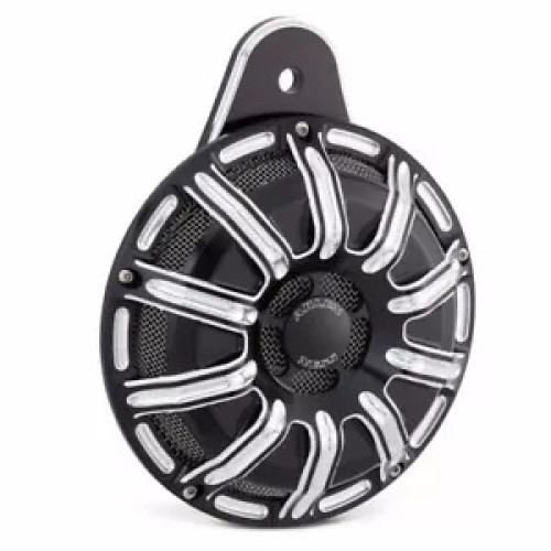 PartzBiz HD: 3442771-Arlen Ness Contrast Cut Black 10 Gauge Billet Horn Cover อัพเกรด Harley 95-2019