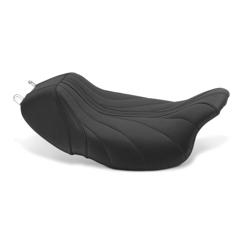 PartzBiz HD: 3467621-Mustang Black Revere Journey Solo Seat Gravity Grey Stitch Harley 08-20 Touring PartzBiz HD: 3467621-Mustang Black Revere Journey Solo Seat Gravity Grey Stitch Harley 08-20 Touring