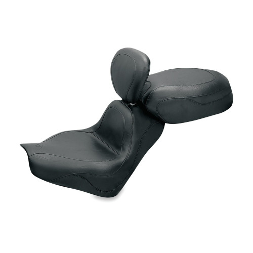 PartzBiz HD: 3451881-Mustang Two Piece Vintage Sport Touring Seat อานสีดำ Honda VTX1300C 04-2009