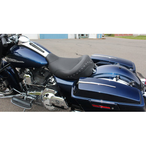 PartzBiz HD: 3455584-Mustang Vintage Black Solo เบาะมอเตอร์ไซค์ Harley 2008+ Touring Bagger FLH FLT PartzBiz HD: 3455584-Mustang Vintage Black Solo เบาะมอเตอร์ไซค์ Harley 2008+ Touring Bagger FLH FLT