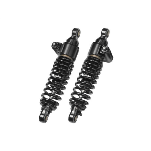 PartzBiz HD: 3466652-Bitubo Black 13” Rear Adjustable Spring Shocks Pair Set Harley Dyna 1991-2017 PartzBiz HD: 3466652-Bitubo Black 13” Rear Adjustable Spring Shocks Pair Set Harley Dyna 1991-2017