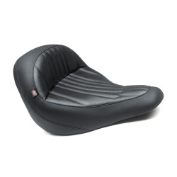 PartzBiz HD 79041 - Mustang Black Standard Touring Driver Solo Seat Harley Low Rider Sport Glide 18+ PartzBiz HD 79041 - Mustang Black Standard Touring Driver Solo Seat Harley Low Rider Sport Glide 18+