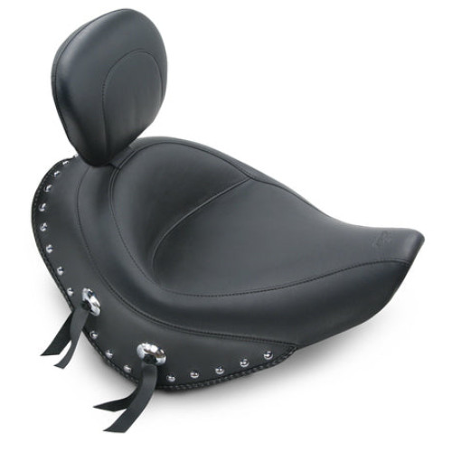 PartzBiz HD: 3458375-พนักพิงเบาะคนขับ Mustang Wide Touring Vintage Solo Seat สำหรับ Harley Softail 200 PartzBiz HD: 3458375-พนักพิงเบาะคนขับ Mustang Wide Touring Vintage Solo Seat สำหรับ Harley Softail 200