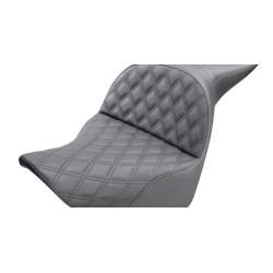 PartzBiz HD 818-27-029LS - Saddlemen Explorer LS Touring Seat Lattice Harley 18+ Softail Fat Boy FLFB/S M8