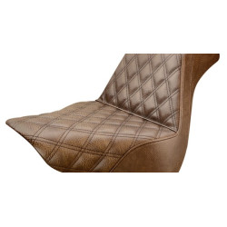 PartzBiz HD 818-27-172BR - Saddlemen Step Up Brown 2 Up Lattice Stitch Seat Harley Softail Fat Boy FLFB 18+ PartzBiz HD 818-27-172BR - Saddlemen Step Up Brown 2 Up Lattice Stitch Seat Harley Softail Fat Boy FLFB 18+