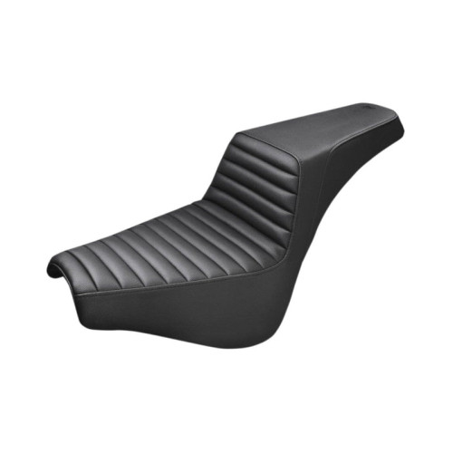 PartzBiz HD: 3472055-Saddlemen Black Step 2 เบาะนั่งแบบเหน็บและม้วน Harley Softail 18+ Street Bob FXST