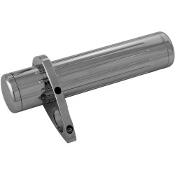 PartzBiz HD 820-2550 - Chrome Billet Stash Tube Ball Milled Harley Bobber ชอปเปอร์แข็ง 10‚ x 2.2‚” FXST