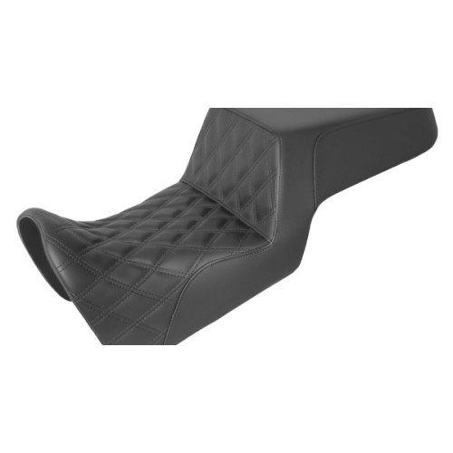 PartzBiz HD: 3485005-Saddlemen Step 2-Up Seat Front Lattice Stitch Black Foam Harley Pan America 21+ PartzBiz HD: 3485005-Saddlemen Step 2-Up Seat Front Lattice Stitch Black Foam Harley Pan America 21+