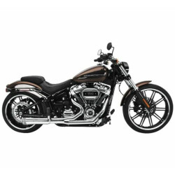 PartzBiz HD 828-74684 - Supertrapp Chrome 2-1 Fatshot Exhaust System Headers Pipes Harley Softail 18+ M8