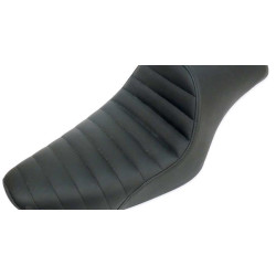 PartzBiz HD 8585CJT - Saddlemen Americano Pleated 2 Up Cafe Racer Seat Harley 1979-2003 XL Sportster