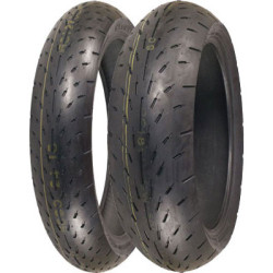 PartzBiz HD 87-4005 - Shinko 003 Stealth Radial 180/55ZR18 74W ยางหลัง Street Super Sport Drag Race