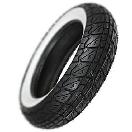 PartzBiz HD: 3464579-Shinko 723 Series Front Tire 120/70-12 58P Whitewall Moped Scooter Tubeless DOT