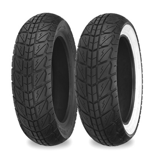 PartzBiz HD: 3464567-Shinko 723 Series Front Tire 110/70-11 45P Blackwall Moped Scooter Tubeless DOT