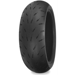 PartzBiz HD 87-4650 - Shinko 003 Hook-Up Drag Race ยางหลัง Radial 180/55ZR17 73W Black DOT Street