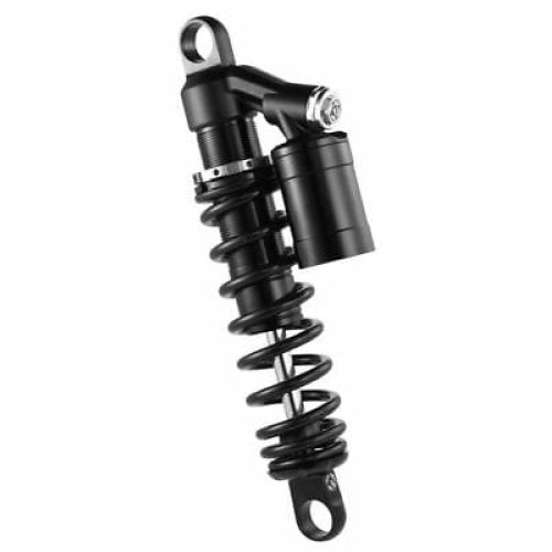 PartzBiz HD: 3441513-14” Racing Bros Suspension Black Remote Reservoir Piggy Back Shocks Harley Dyna