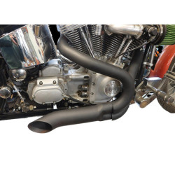 PartzBiz HD 90028 - V-Factor 2‚” Chrome 40‚” ท่อลากท่อไอเสีย Harley Ironhead Sportster Chopper XLCH