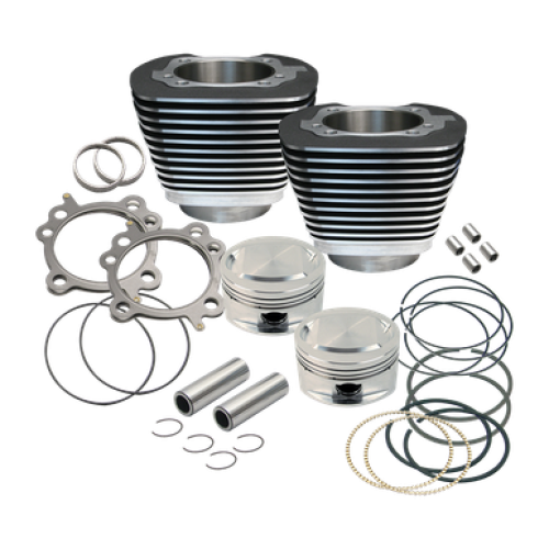 PartzBiz HD: 3456446-S&S Cycle 95‚” ชุดมอเตอร์เครื่องยนต์ Twin Cam Big Bore กระบอกสูบอะลูมิเนียมสีดำ Harley PartzBiz HD: 3456446-S&S Cycle 95‚” ชุดมอเตอร์เครื่องยนต์ Twin Cam Big Bore กระบอกสูบอะลูมิเนียมสีดำ Harley