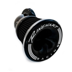 PartzBiz HD 910-0401 - Rinehart Moto 90° Velocity Air Cleaner Kit Black Cable Harley XL Sportster 91-22 PartzBiz HD 910-0401 - Rinehart Moto 90° Velocity Air Cleaner Kit Black Cable Harley XL Sportster 91-22