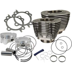 PartzBiz HD 910-0646 - S&S Bolt In Sidewinder 4‚” ชุดกระบอกสูบ Big Bore 100‚” สีดำ Harley Twin Cam 99-06 PartzBiz HD 910-0646 - S&S Bolt In Sidewinder 4‚” ชุดกระบอกสูบ Big Bore 100‚” สีดำ Harley Twin Cam 99-06