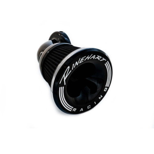 PartzBiz HD: 3492216-Rinehart Moto 90° Velocity Air Cleaner Kit Black Harley Touring Softail 2017+ M8