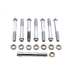 PartzBiz HD 9211-16 - ชุดสลักเกลียวหัวกระบอกสูบ Colony Chrome Hardware Harley Ironhead Sportster XL