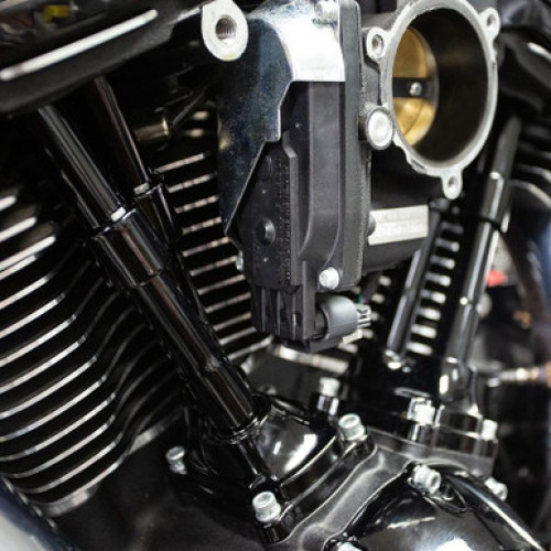 PartzBiz HD: 3446196-Black S&S Quickee Adjustable Pushrods Covers Kit Harley 17-21 Touring Softail M8